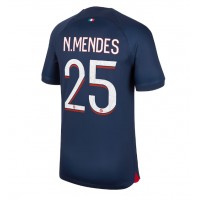 Paris Saint-Germain Nuno Mendes #25 Kotipaita 2023-24 Lyhythihainen